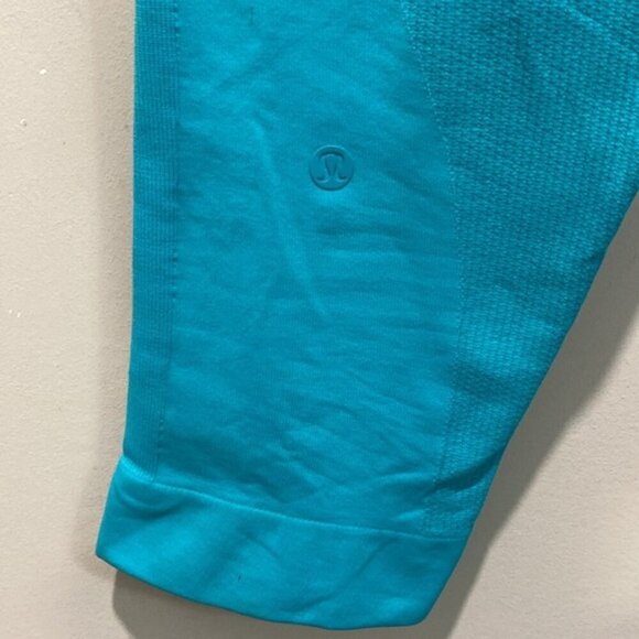 Lululemon Zone In Crop Leggings Tight Compression Shaping High Rise Size 12 - Picture 6 of 13